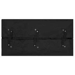 Bâche de chariot de jardin Noir 81x41x40 cm Tissu 