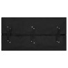 Bâche de chariot de jardin Noir 81x41x40 cm Tissu 