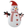 Bonhomme de neige gonflable avec LED 360 cm 
