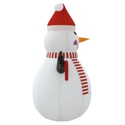 Bonhomme de neige gonflable avec LED 360 cm 