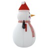 Bonhomme de neige gonflable avec LED 360 cm 