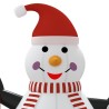 Bonhomme de neige gonflable avec LED 360 cm 