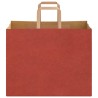 Sacs en papier 250 pcs avec poignées rouge 32x22x24 cm 