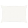 Voile d'ombrage 160 g/m² Blanc 2x3 m PEHD 