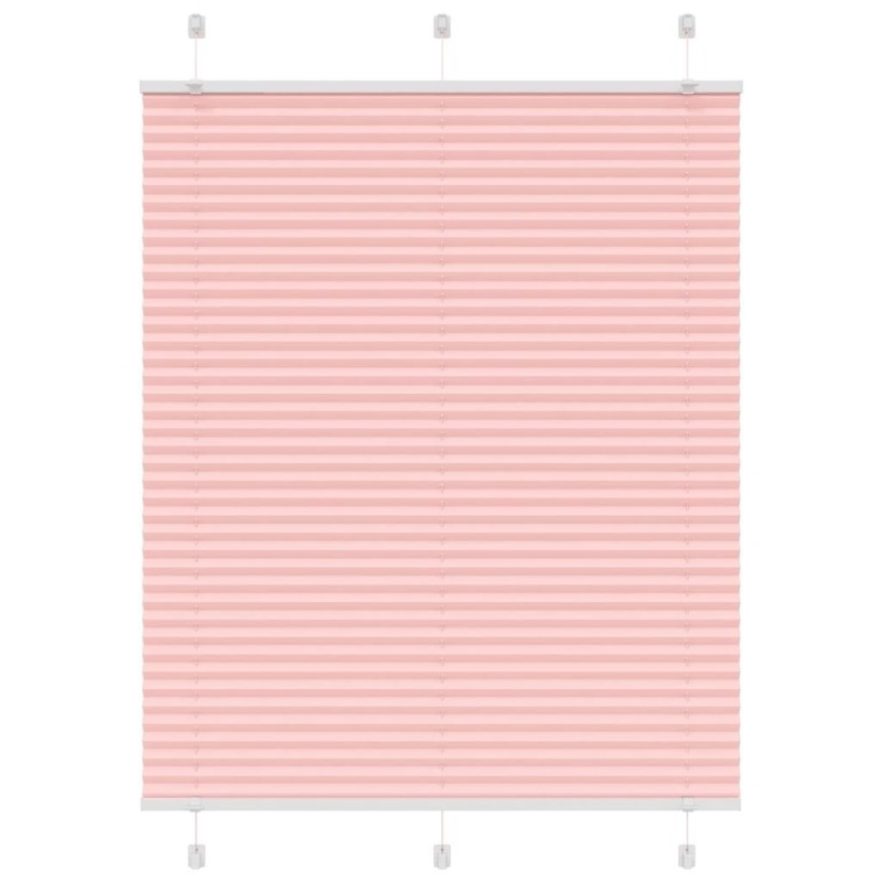 Store plissé rose 110x100 cm largeur du tissu 109,4cm polyester 