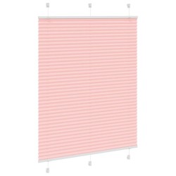 Store plissé rose 110x100 cm largeur du tissu 109,4cm polyester 