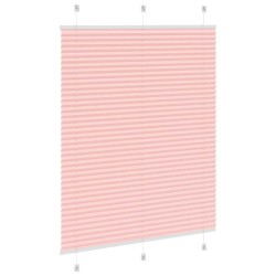 Store plissé rose 110x100 cm largeur du tissu 109,4cm polyester 