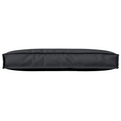 Coussin de palette pour dossier Noir 80x40x12 cm Tissu Oxford 