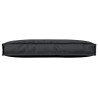 Coussin de palette pour dossier Noir 80x40x12 cm Tissu Oxford 