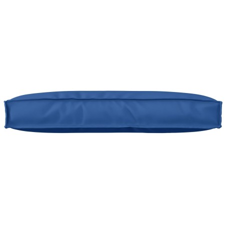 Coussin de palette pour le dos bleu royal 80x40x12 cm en tissu Oxford 