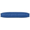Coussin de palette pour le dos bleu royal 80x40x12 cm en tissu Oxford 