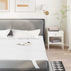 Protège-matelas blanc 200x220 cm imperméable 