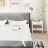 Protège-matelas blanc 200x220 cm imperméable 