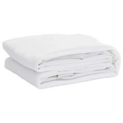 Protège-matelas blanc 200x220 cm imperméable 