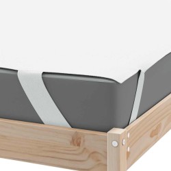 Protège-matelas blanc 200x220 cm imperméable 