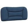 Lit avec matelas bleu 90x200 cm tissu 