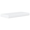 Lit avec matelas bleu 90x200 cm tissu 