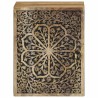 Armoire de salle de bain murale 38x33x48cm bois massif manguier 