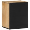 Armoire de salle de bain murale 38x33x48cm bois massif manguier 