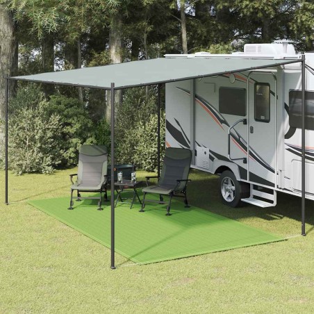 Tapis de tente vert clair 250x400 cm PEHD 