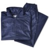 Combinaison de pluie avec capuche 2 pcs Hommes Bleu marine M  