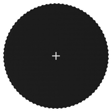 Tapis de saut Tissu Noir pour trampoline rond de 4,27 m 