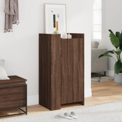Armoire à chaussures chêne marron 52x37,5x100 cm 