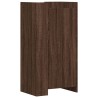 Armoire à chaussures chêne marron 52x37,5x100 cm 