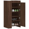 Armoire à chaussures chêne marron 52x37,5x100 cm 