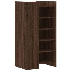 Armoire à chaussures chêne marron 52x37,5x100 cm 