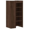 Armoire à chaussures chêne marron 52x37,5x100 cm 