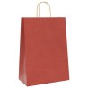 Sacs en papier 50 pcs avec poignées rouge 32x17x44 cm 