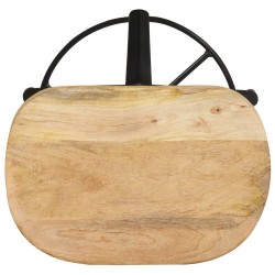 Tabourets de bar lot de 2 76 cm bois de manguier massif 