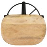 Tabourets de bar lot de 2 76 cm bois de manguier massif 