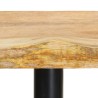 Tabourets de bar lot de 2 76 cm bois de manguier massif 