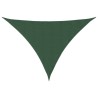 Voile de parasol tissu oxford triangulaire 3x4x5 m vert foncé 