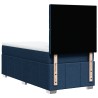 Sommier à lattes de lit avec matelas Bleu 80x200 cm Tissu 