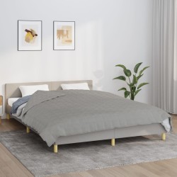 Couverture lestée Gris 200x230 cm 13 kg Tissu 