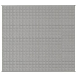 Couverture lestée Gris 200x230 cm 13 kg Tissu 