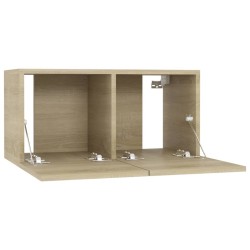 Meubles TV suspendus 3 pcs Chêne sonoma 60x30x30 cm 