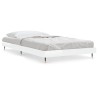 Cadre de lit sans matelas blanc brillant 90x190 cm 