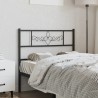 Tête de lit métal noir 107 cm 