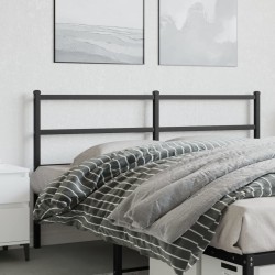 Tête de lit métal noir 160 cm 