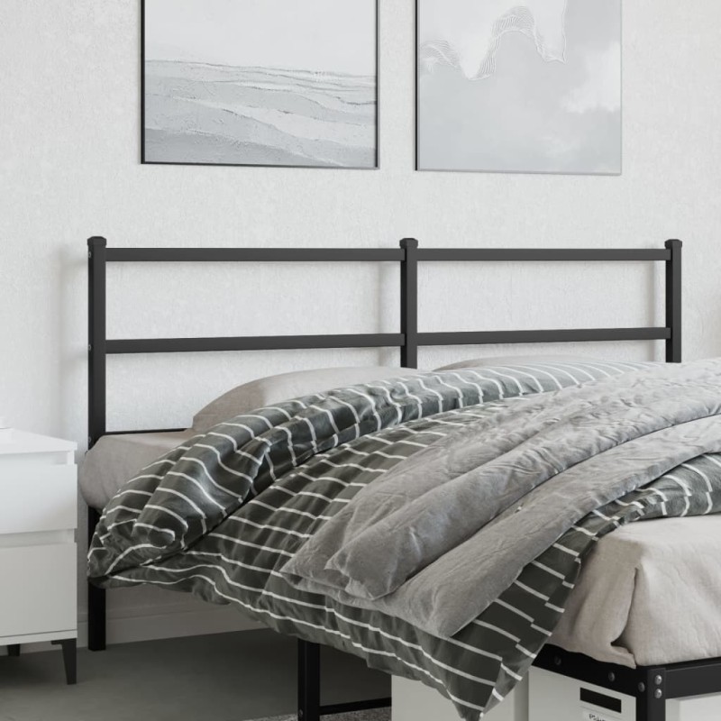 Tête de lit métal noir 160 cm Tête de lit métal noir 160 cm
