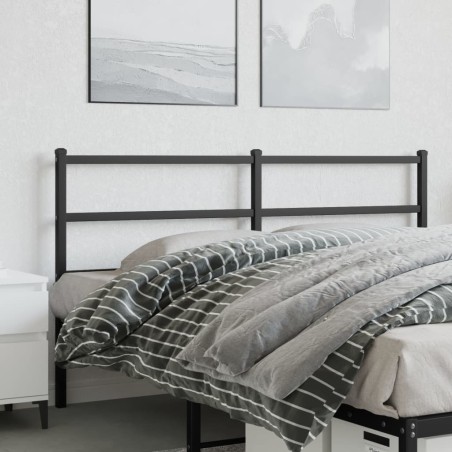 Tête de lit métal noir 160 cm 