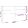 Tête de lit métal noir 160 cm 