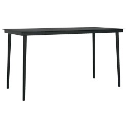 Ensemble à manger jardin coussins 5pcs marron poly rotin verre 