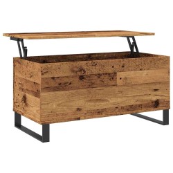 Table basse vieux bois 90x44,5x45 cm bois d'ingénierie 