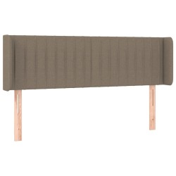 Tête de lit à LED Taupe 147x16x78/88 cm Tissu 