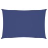 Voile de parasol tissu oxford rectangulaire 2x4 m bleu 
